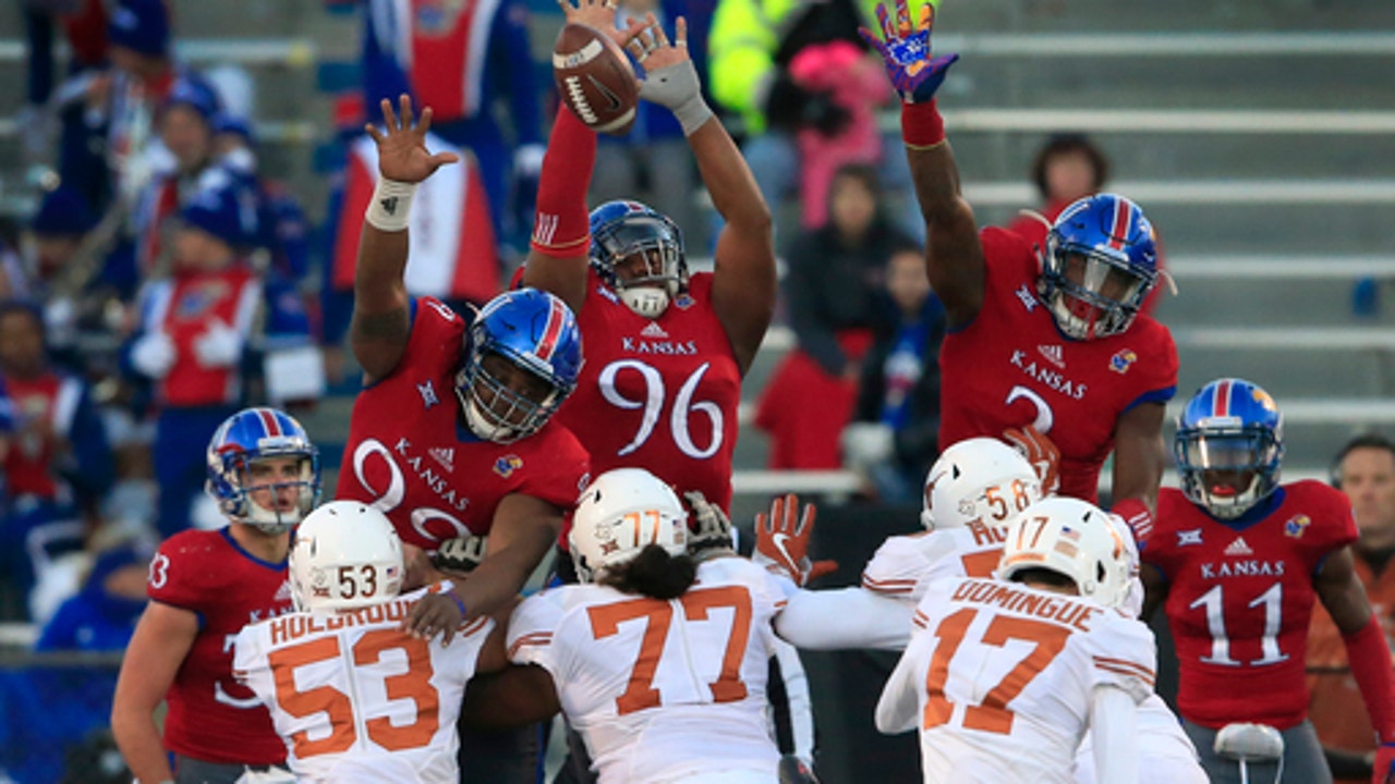 Kansas beats Texas for first time since 1938, 24-21 in OT